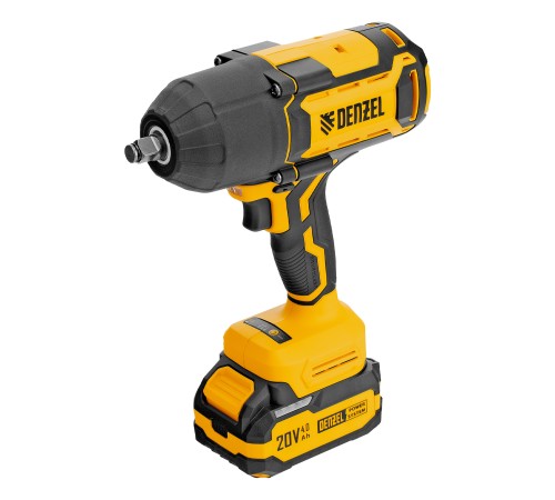 Гайковерт ударный аккумуляторный бесщет. CIWH-BL-20-1000, Li-Ion, 20 В// Denzel