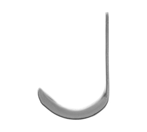 Крючок-вешалка №7, цинк, 10 шт, (Металлист)