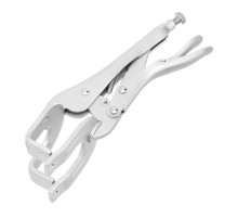 Зажим ручной, двойной, точечная фиксация, 225 мм Сибртех