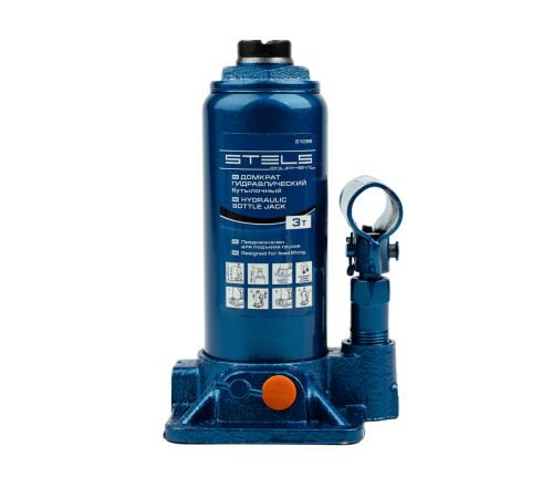 Домкрат гидравлический бутылочный, 3 т, H подъема 178-343 мм Stels