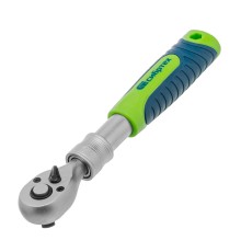 Ключ-трещотка телескопический 3/8", 215-315 мм, 72 зуба, с быстрым сбросом Сибртех