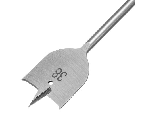 Сверло по дереву перовое удлиненное, 38 х 300 мм, шестигранный хвостовик Matrix