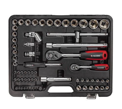 RUNTEC RT-HT82T Набор ручных инструментов RUNTEC TECHNIC 82 предмета 1/2", 1/4"