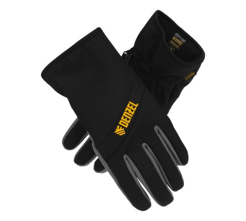 Перчатки универсальные, двойные, работа с сенсорным экраном, размер 8 Denzel