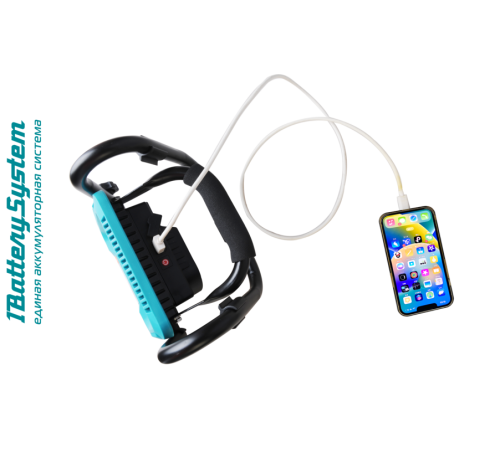 Фонарь-прожектор, 50W, 5000лм, 1BatterySystem, БЕЗ АКБ и ЗУ, Sturm!