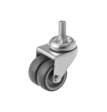 Колесо аппаратное поворотное SCtnd 25 50 мм двойное с болтом Колесо аппаратное поворотное SCtnd 25 50 мм двойное с болтом