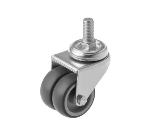Колесо аппаратное поворотное SCtnd 25 50 мм двойное с болтом Колесо аппаратное поворотное SCtnd 25 50 мм двойное с болтом