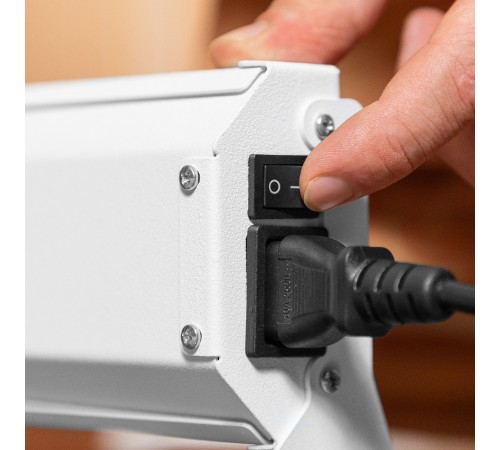 Конвектор электрический плинтусный ATRIC-300, 230 В, 300 Вт, ТЭН Denzel