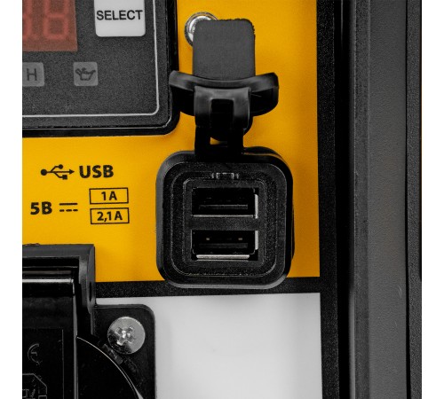 Генератор инверторный GS-3000iS, 3,0 кВт, 230 В, закрытый корпус, ручной старт DENZEL