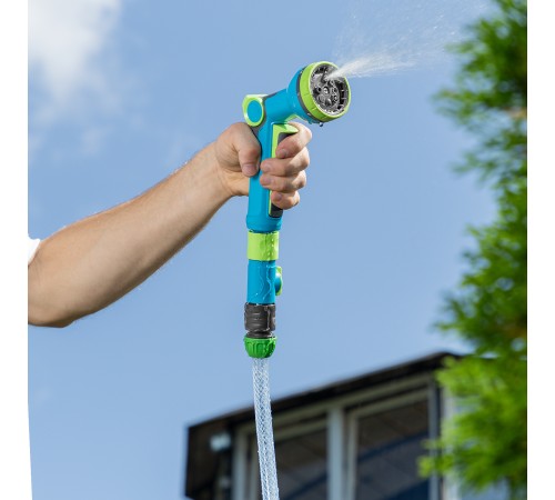 Шланг поливочный прозрачный армированный 3-х слойный, 1/2