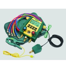 Цифровой манометрический коллектор Refco DIGIMON-SE-3-PLUS-CLAMP-VAC