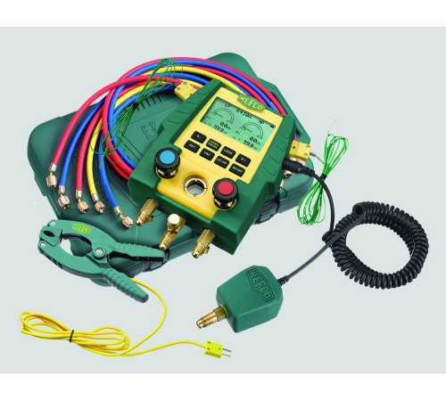 Цифровой манометрический коллектор Refco DIGIMON-SE-3-PLUS-CLAMP-VAC Цифровой манометрический коллектор Refco DIGIMON-SE-3-PLUS-CLAMP-VAC