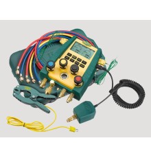 Цифровой манометрический коллектор Refco DIGIMON4-3-PLUS-CA-CLAMP-VAC