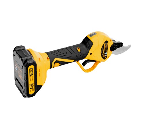 Секатор аккумуляторный, бесщет., CP-30BL, Li-Ion, 20 В, лезвия SK5 // Denzel