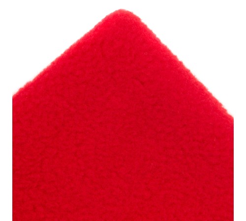 Шапка с отворотом из флиса для взрослых, размер 58-59, красная Сибртех