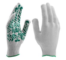 Перчатки садовые х/б, ПВХ покрытие, "Летний сад", 10 класс Palisad