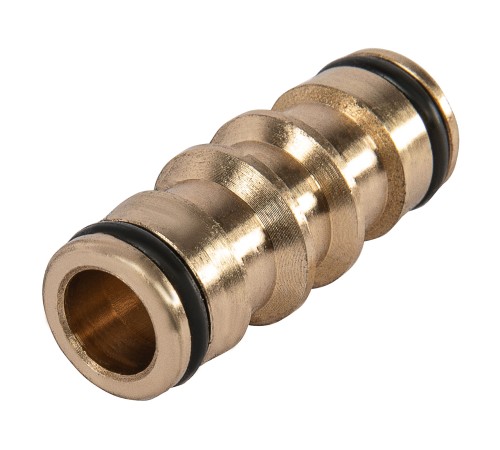 Набор для соединения шлангов 3/4, переходник, 2 соединителя, аквастоп, латунный Palisad Набор для соединения шлангов 3/4, переходник, 2 соединителя, аквастоп, латунный Palisad