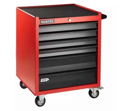 RUNTEC RTEC-6R Тележка инструментальная 6 полочная ECO красная
