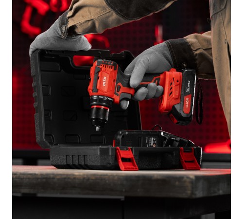 Дрель-шуруповерт аккумуляторная бесщет. CDS-BL-20, Li-Ion, 20 В// MTX