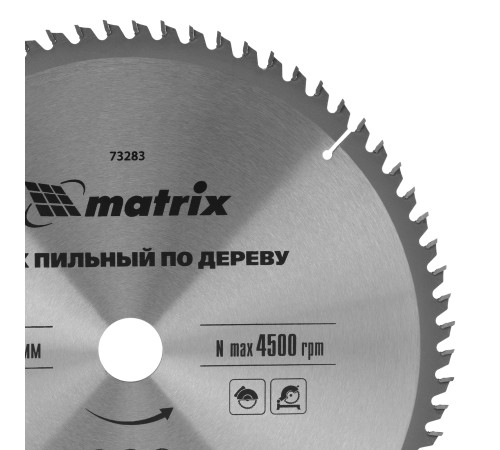 Пильный диск по дереву, 305 х 30 мм, 72 зуба Matrix Professional Пильный диск по дереву, 305 х 30 мм, 72 зуба Matrix Professional