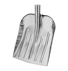 Лопата для уборки снега стальная оцинкованная, 330 х 365 мм, без черенка, Сибртех