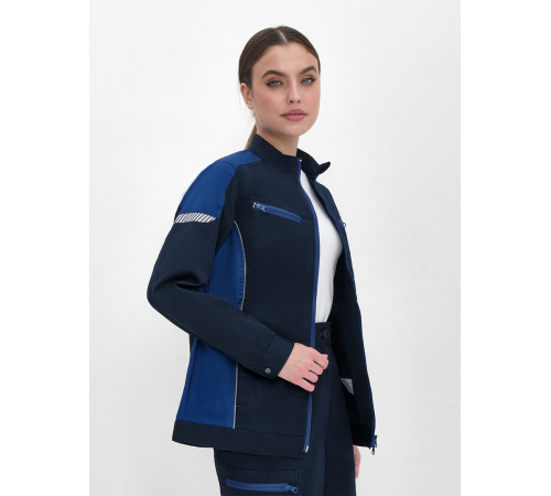 Куртка женская ProfLineSpecialist (тк.Смесовая,240), т.синий/васильковый