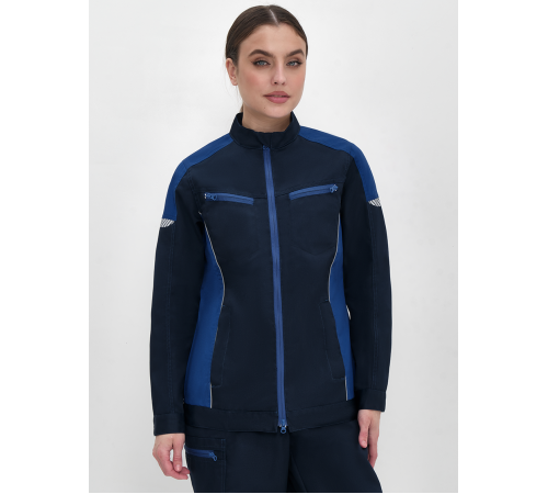 Куртка женская ProfLineSpecialist (тк.Смесовая,240), т.синий/васильковый