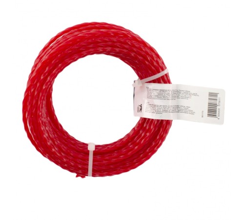 Леска для триммера квадратная витая, 3.0 мм х 10 м, Сибртех