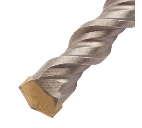 Бур по бетону, двойная спираль, три пылеотводящие кромки, 18 x 460 мм DENZEL