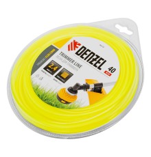 Леска для триммера, квадрат 2.4 мм х 40 м, блистер Flex cord Denzel