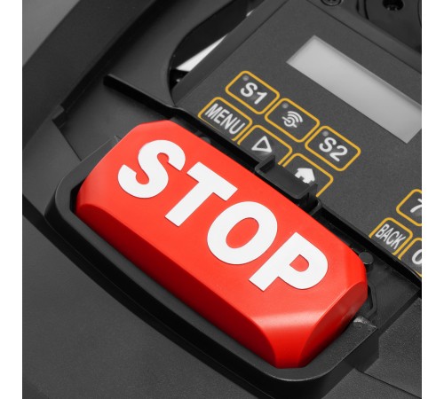 Робот-газонокосилка Grass Master 1000  1000м², 3Ач, 28V, LCD дисплей, Wi-Fi Denzel