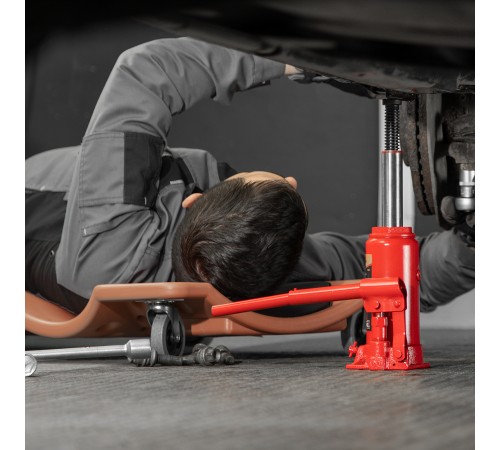 Домкрат гидравлический бутылочный, 5 т, h подъема 195-380 мм Sparta