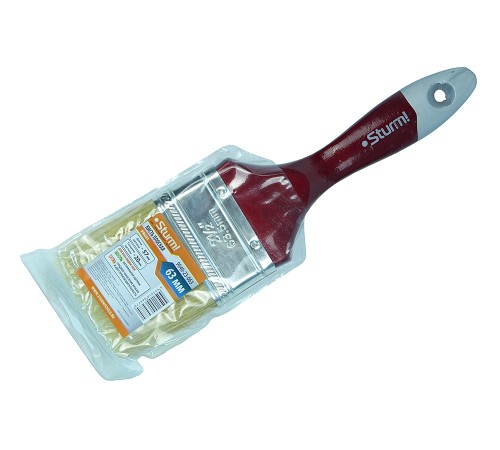 Кисть плоская &quotProfi&quot 2,5&quot (63 мм), натуральная щетина Sturm! Кисть плоская &quotProfi&quot 2,5&quot (63 мм), натуральная щетина Sturm!