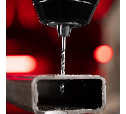 Сверло по металлу, 2 мм, полированное, HSS, 10 шт, цилиндрический хвостовик Matrix