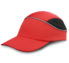 Каскетка защитная РУБЕЖ, красный, СОП (упак. 25шт)