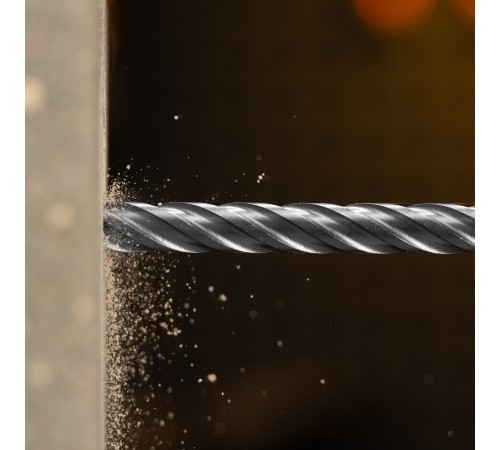 Бур по бетону, цельная крестовая пластина, 12x215 мм, SDS PLUS Denzel