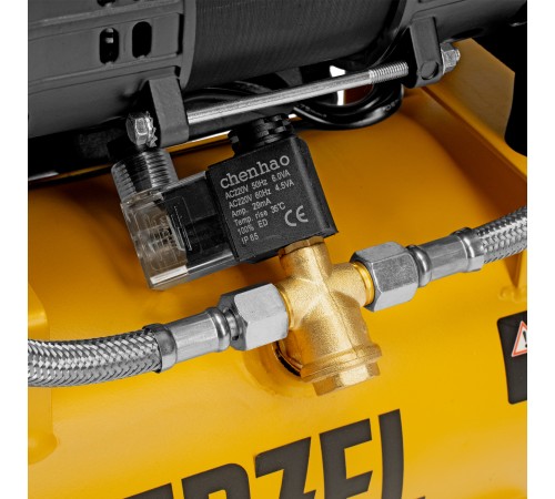 Компрессор безмасл. малошумный DLP-950/10, 950Вт,10 л, 2850 об/мин, 170 л/мин Denzel