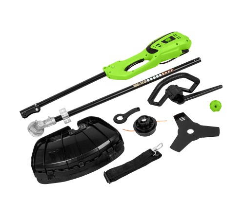 Триммер электрический ЭК-1200, 1200 Вт, 380 мм, разборная штанга, катушка, диск Сибртех