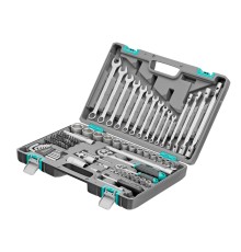 Набор инструментов, 1/2", 1/4", CrV, пластиковый кейс 88 предметов Stels
