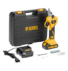 Секатор аккумуляторный, бесщет., CP-40BL, Li-Ion, 20 В, лезвия SK5 Denzel