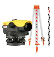 Комплект оптический нивелир Leica NA 324 с поверкой штатив рейка - 3 в 1 Комплект оптический нивелир Leica NA 324 с поверкой штатив рейка - 3 в 1