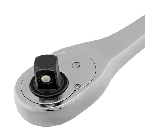 Ключ-трещотка 1/2", CrV, 90 зубьев, усиленный, хром Gross Ключ-трещотка 1/2", CrV, 90 зубьев, усиленный, хром Gross