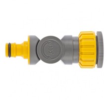 Соединитель штуцерный с внутренней резьбой 1/2-3/4, с шарниром Palisad Luxe