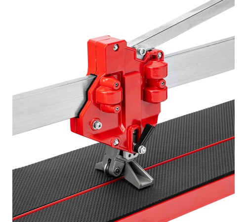 Плиткорез ручной монорельсовый 750 х 14 мм, ходовая каретка,9/4 рег. подшипников, литая станина// MTX