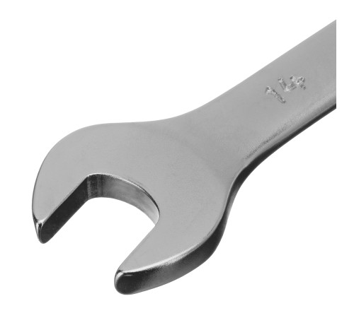 Ключ комбинированный, 14 мм, CrV, матовый хром Stels