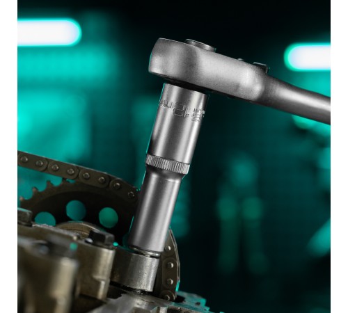 Головка торцевая удлиненная, 12 мм, шестигранная, CrV, под квадрат 1/2 Stels