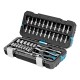 Набор инструментов 42 предмета, 120 зубьев, CrV, 1/4