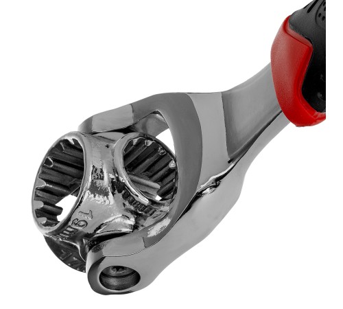 Ключ универсальный 48 в 1, СrV, 8-19мм, Spline Matrix