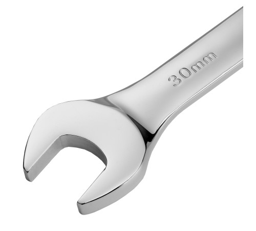 Ключ комбинированный, с трещеткой, 30 мм Denzel