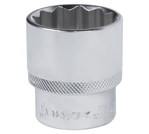 Головка торцевая стандартная двенадцатигранная 1/2", 30 мм МАСТАК 000-42030 Головка торцевая стандартная двенадцатигранная 1/2", 30 мм МАСТАК 000-42030
